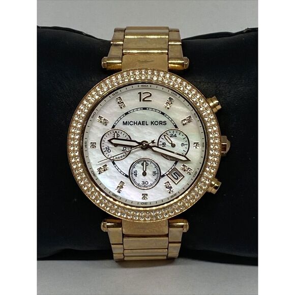 Michael Kors Parker MK5491 Womens Stainless Steel Analog Dial Quartz Watch JK291 - Picture 1 of 12